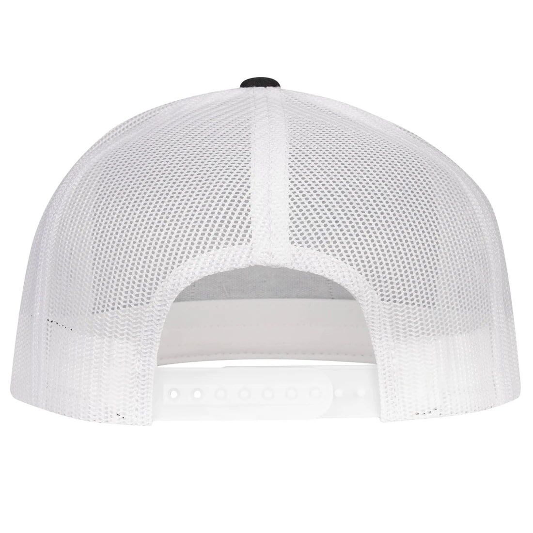 Lazy J Ranch Men's Black Arrowhead Classic Five Panel Trucker Hat in Black/White