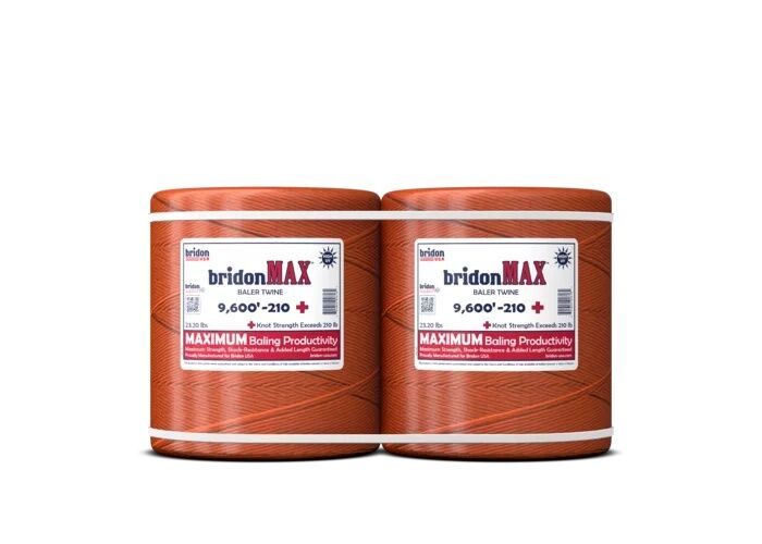Bridon Max Orange 210 Twine For Small Square Bales, 9600 ft.