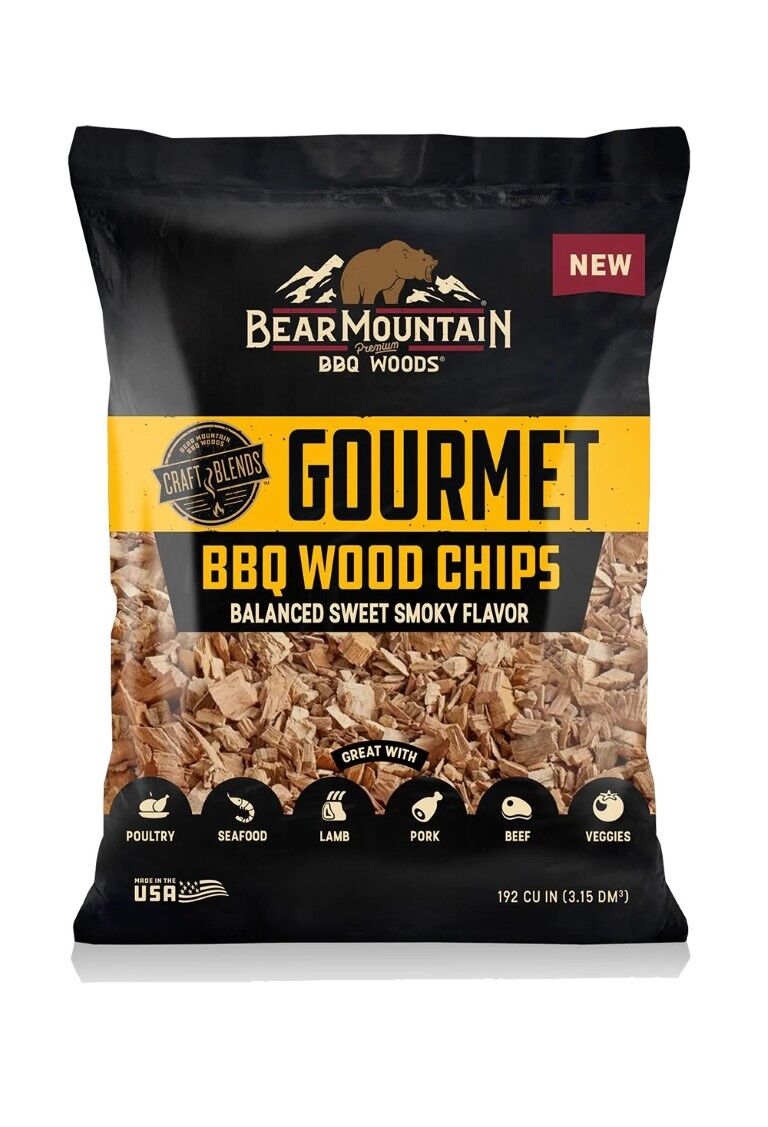 Bear Mountain BBQ Gourmet BBQ Craft Blends Wood Chips, 2-Lb