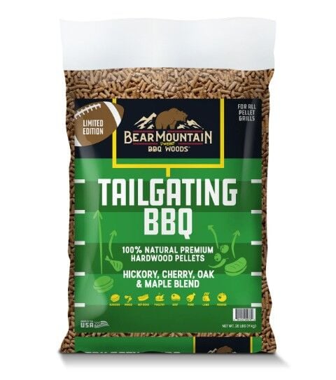 Bear Mountain Tailgating BBQ Craft Blends Wood Pellets, 20-Lb