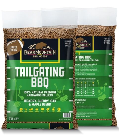 Bear Mountain Tailgating BBQ Craft Blends Wood Pellets, 20-Lb