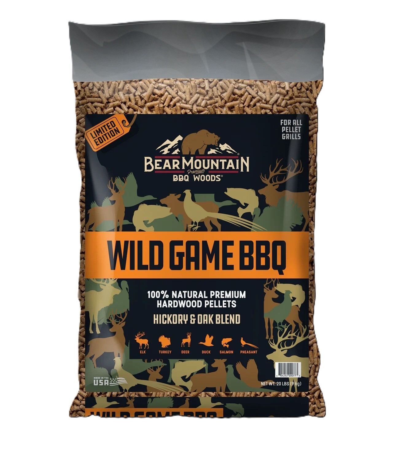 Bear Mountain BBQ Craft Blend Pellets Wild Game BBQ, 20-Lb