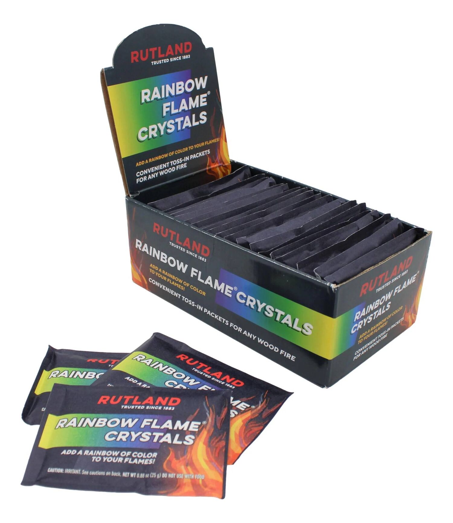 Rutland Rainbow Flame Crystals, Single
