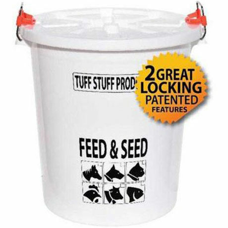 Tuff Stuff Feed And Seed Storage Bucket 80 lb - 17 gal
