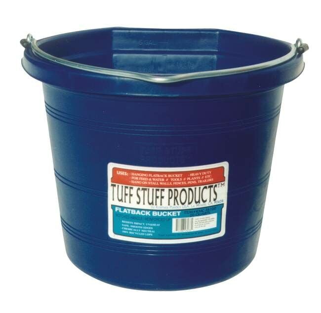 Tuff Stuff Impact Resistant Flatback Bucket - 5 gal