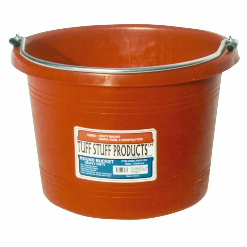 Tuff Stuff Round Plastic Bucket - 2 gal