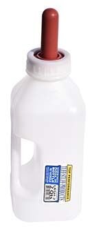 Tuff Stuff Milk Screw Neck Milk Bottle With Handle, 2-Qt