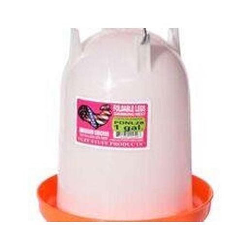 Tuff Ruff Product.color Tuff Stuff Poultry Waterer With Foldable Legs - Pink, 1 Gl