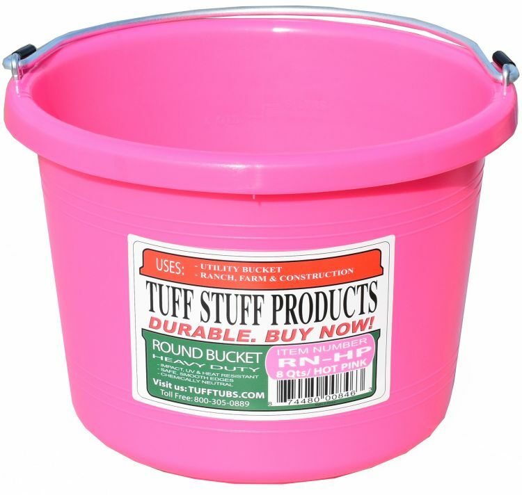 Tuff Stuff Round Plastic Bucket - 2 gal