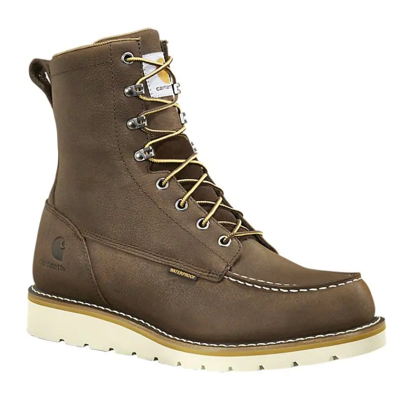 Carhartt Men's Waterproof 8-In Moc Toe Wedge Boot