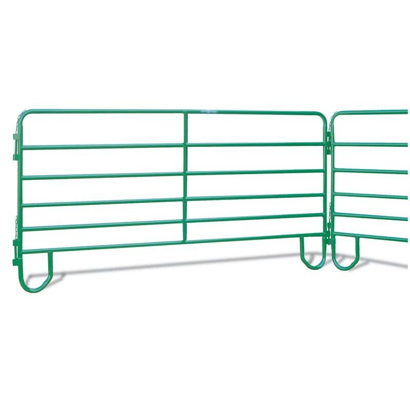 HW Brand WP660 Green 6-Bar Western Horse Corral Panel, 1 3/4 in. Tube, 16 ft. x 60 in.