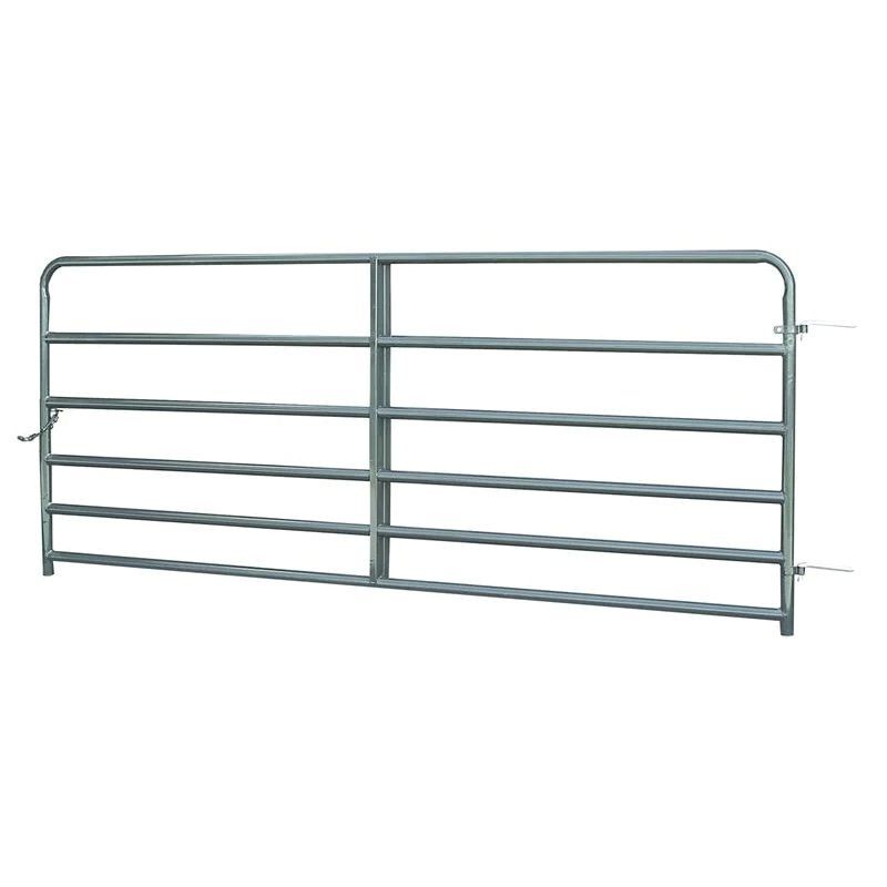 Hutchison GT650 Gray 6 Rail Utility Gate, 6-Ft