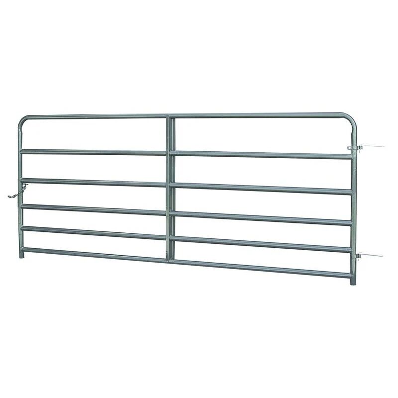 Hutchinson Inc. GT650 6-Rail Gray Utility Gate, 16-Ft