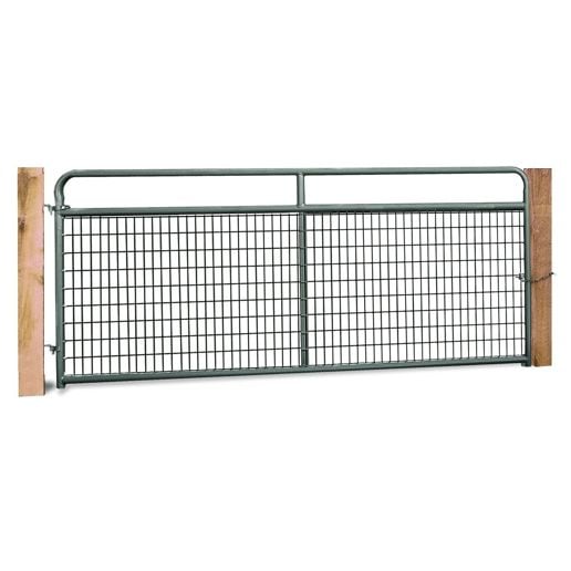 32 Inwire Gate Hutchison Inc. Wire Filled Gate, 2-In x 4-In Openings, 12-Ft x 50-In