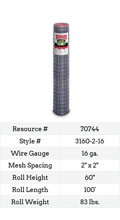 Red Brand Yard, Garden & Kennel Fence, 16-Ga, 100-Ft x 60-In