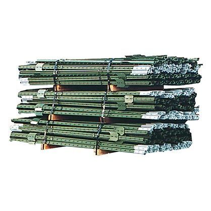 Hutchison Inc. Green with White Top T-Post, 6-1/2-Ft