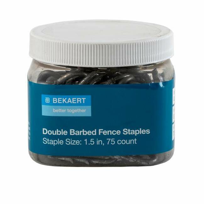 Bekaert 1.5 in Fencing Staples - 75 Count
