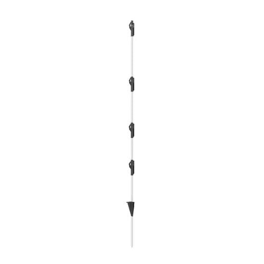 Gallagher White Step-In Fiberglass Post With Clips, 3/8 in. x 48 in.