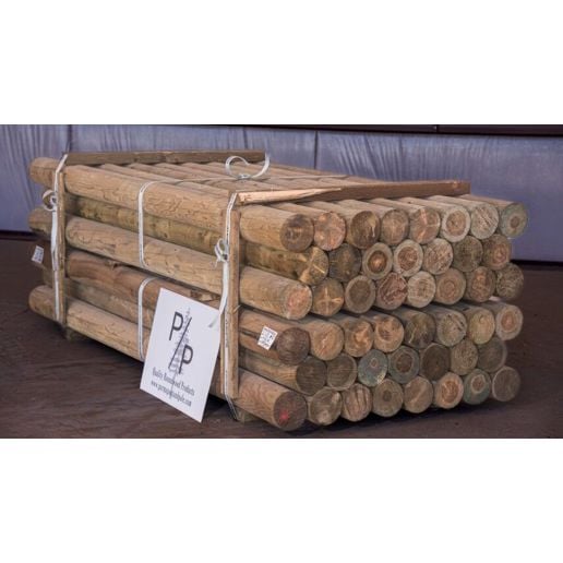 6 Inch Square Timber Post Parma Post & Pole Treated Wood Post, 6 in. x 8 ft.