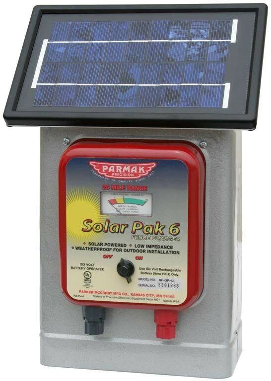 Parmak Precision Electric Fencing Solar Kit 6 Volt