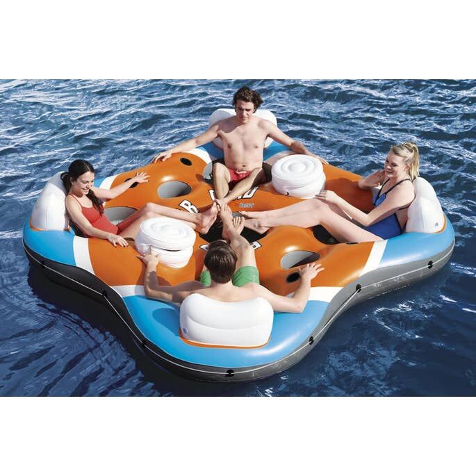 Bestway Hydro-Force Quadruple River Tube, 99-In X 52-In