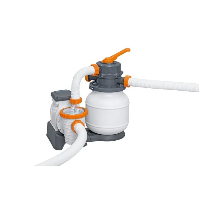 Bestway Hydrium Steel Wall Above Ground Round Pool Set, 18-Ft X 52-In