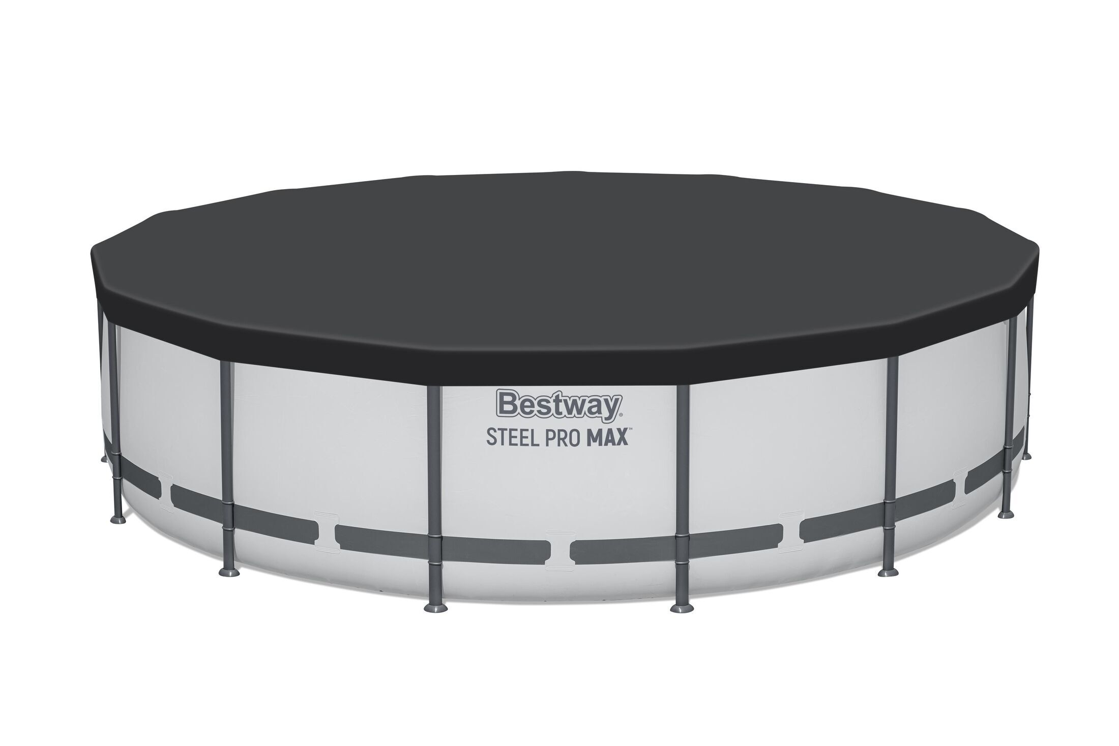 Bestway Steel Pro MAX Round Above Ground Pool Set, 15 ft. x 42 in.