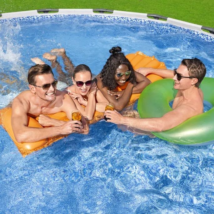 Bestway Steel Pro MAX Above Ground Pool Set, 15-Ft x 42-In