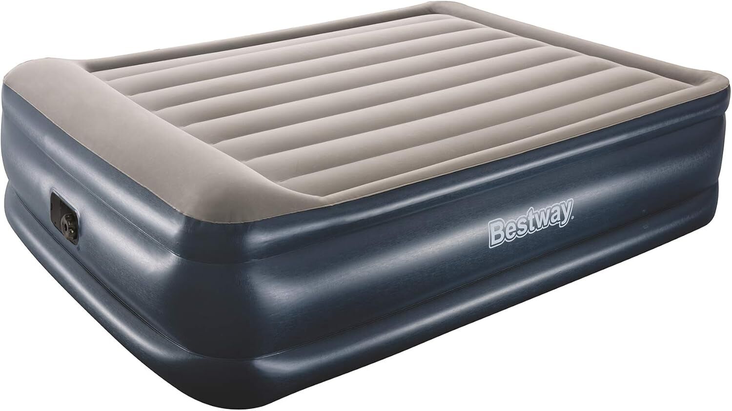 Bestway Tritech Queen Airbed With Built-In AC Pump, 22-In