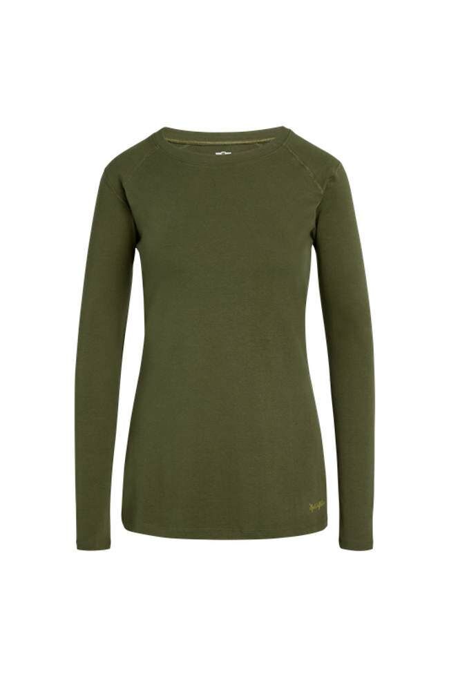 Noble Outfitters Women's Tug-Free Long Sleeve Crew Shirt