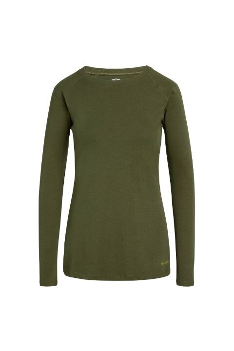 Noble Outfitters Women's Tug-Free Long Sleeve Crew Shirt