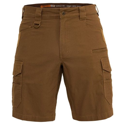 Noble Outfitters Men's FullFlexx HD Canvas Cargo Short in Tobacco