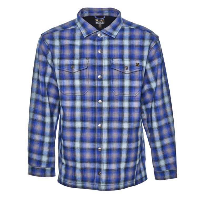 Noble Outfitters Men's Snap Front Shirt Jacket