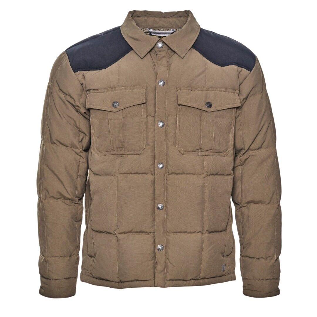 Noble Outfitters Men's Heritage Snap Front Puffer Shirt Jac