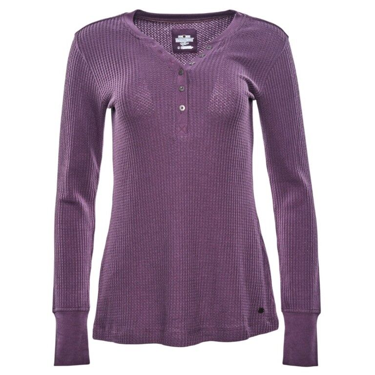 Noble Outfitters Women's Tug Free Henley Shirt