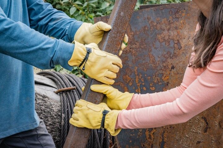 Noble Outfitters Men's Cowhide Ball And Tape Glove in Honey Gold