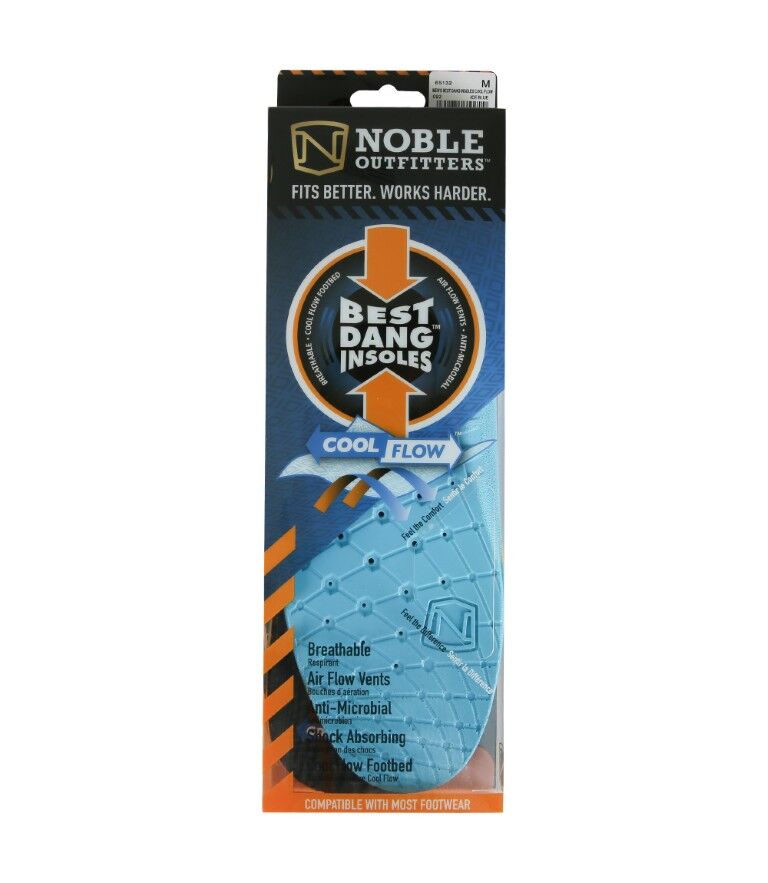 Noble Outfitters Men’s Best Dang Insoles Cool Flow