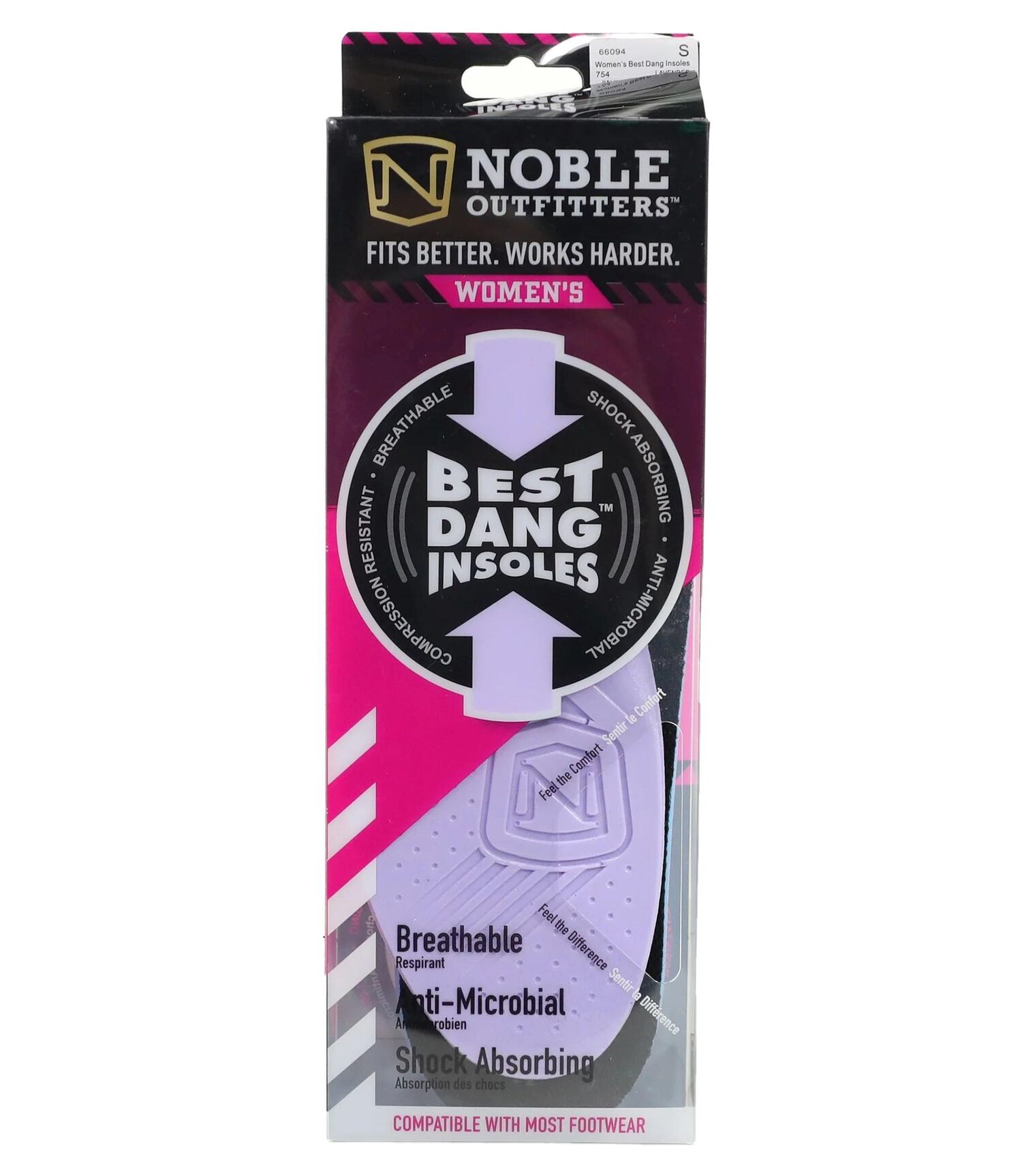 Noble Outfitters Women's Best Dang Insoles
