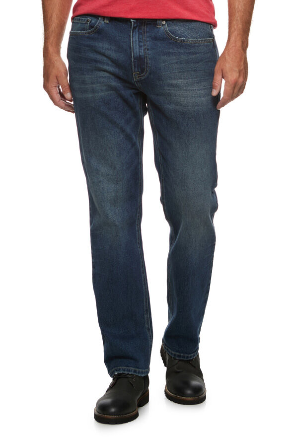 Threadgrit Men's Calvin Relaxed Straight Jean