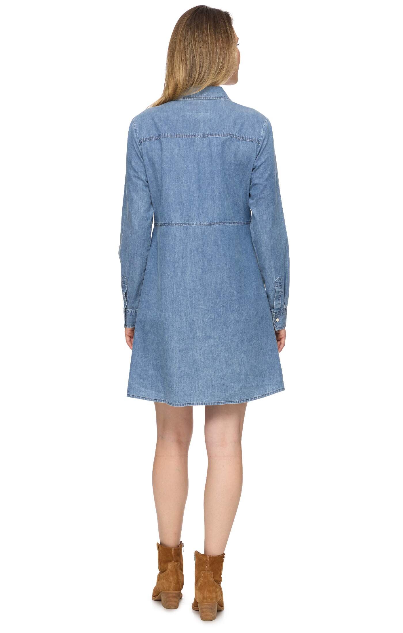 Threadgrit Women's Frances Shirt Dress