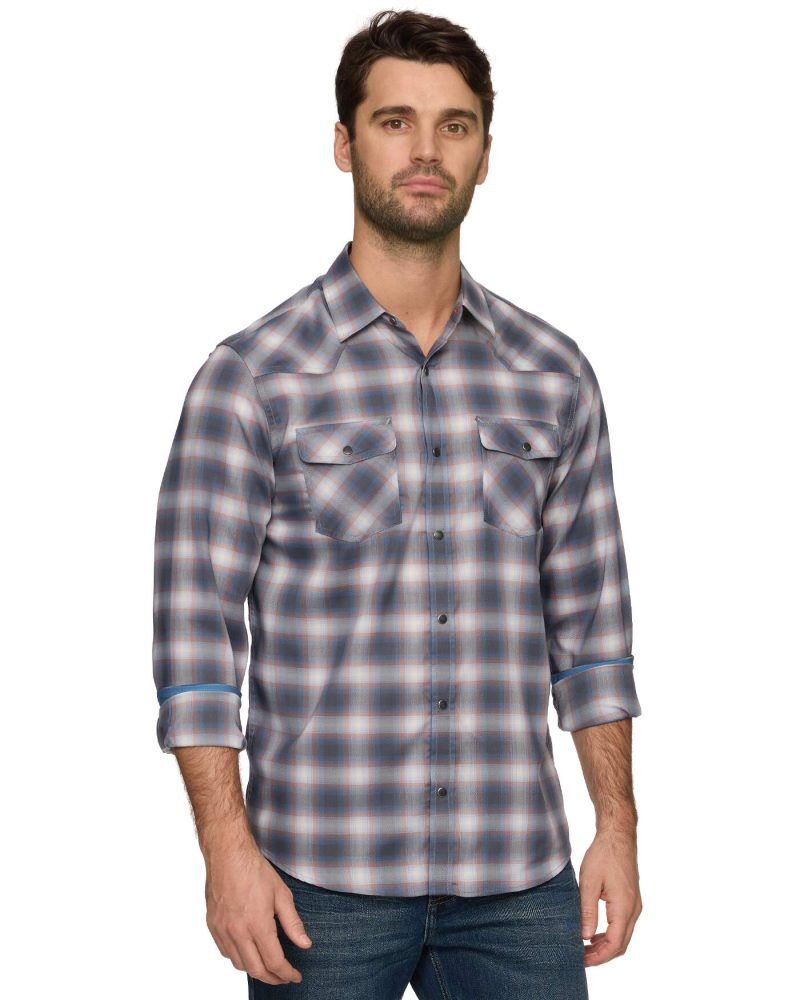 Threadgrit Men's Jonah Performance Western Shirt