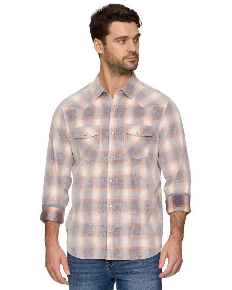 Threadgrit Men's Duncan Corduroy Western Shirt