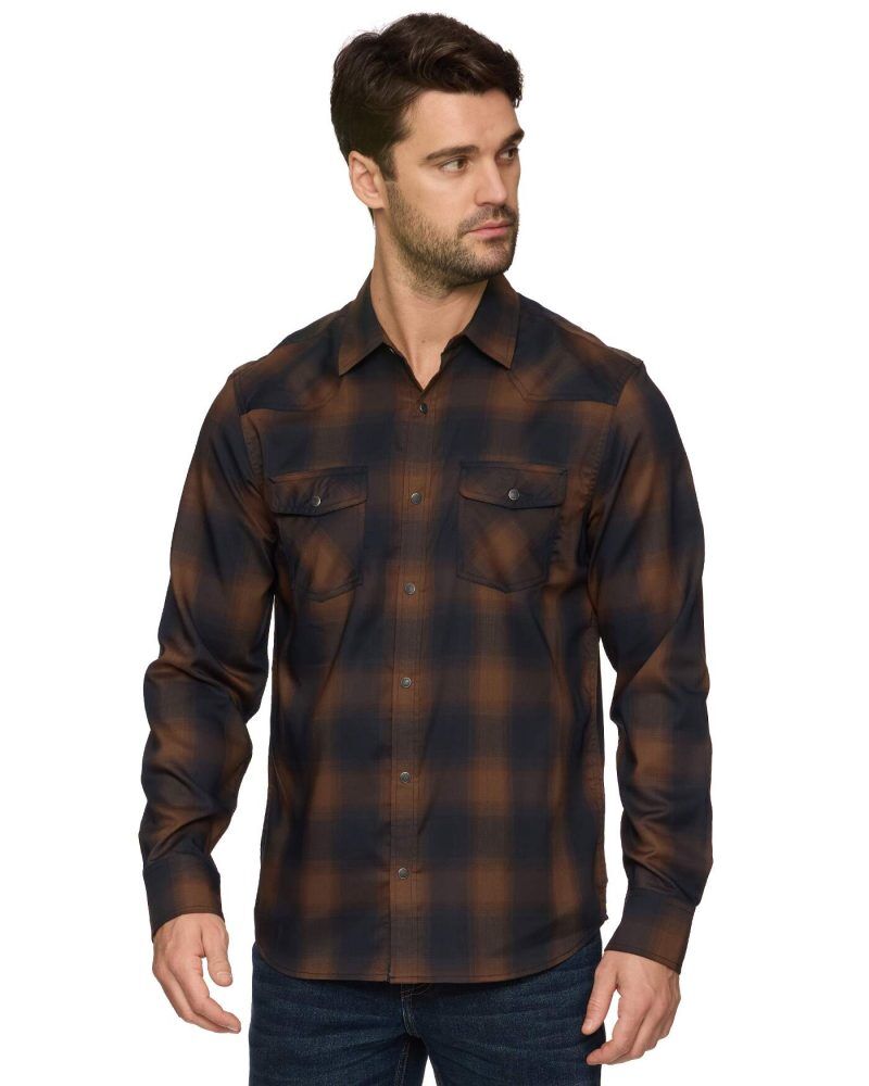 Threadgrit Men's Jefferson Performance Western Shirt