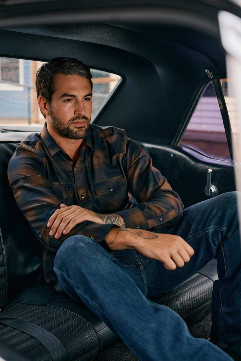 Threadgrit Men's Jefferson Performance Western Shirt