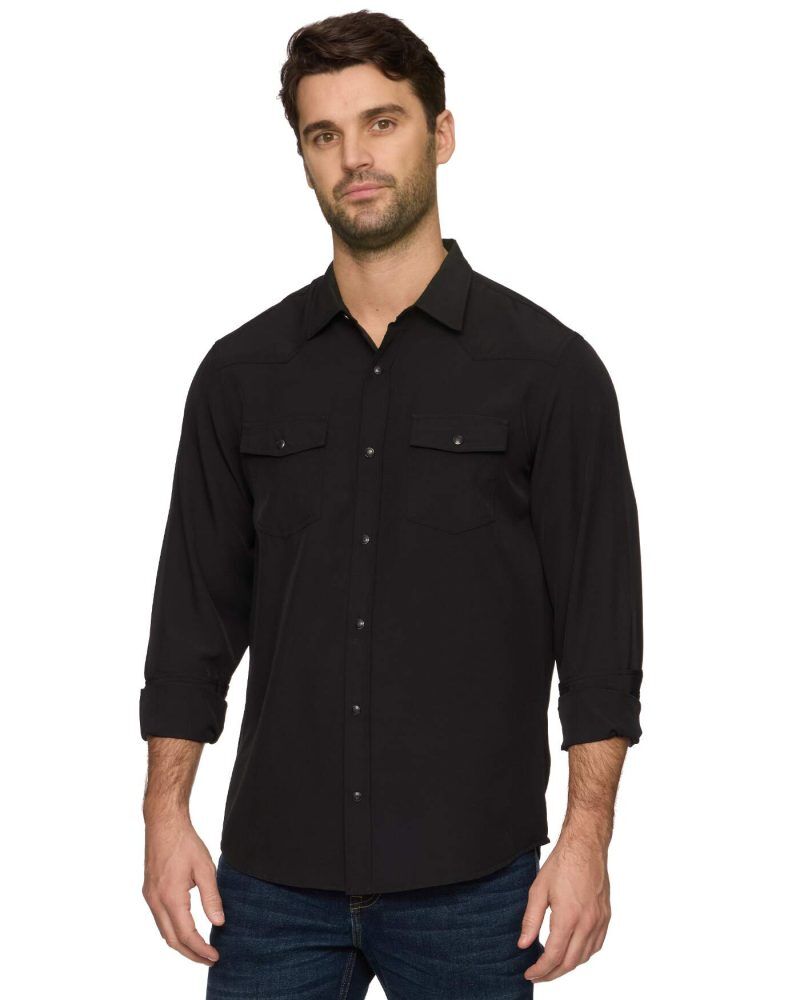 Threadgrit Men's Murphy UPF Performance Western Shirt