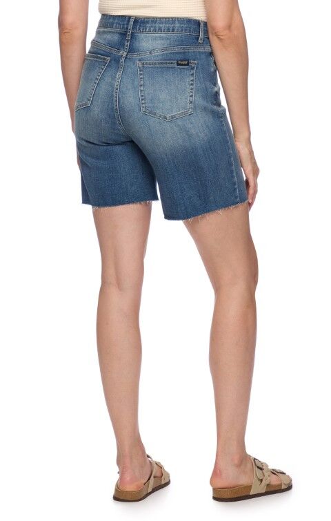 Threadgrit Women's Marlena Denim Midi Short