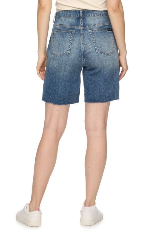 Threadgrit Women's Isabelle Denim Midi Short