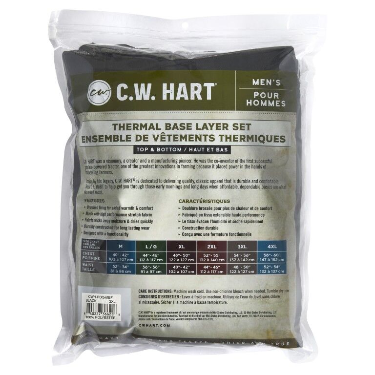 C.W. Hart Men's Thermal Base Layer Set