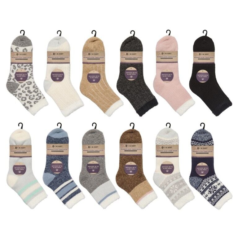 C.W. Hart Women's Aloe Cabin Socks