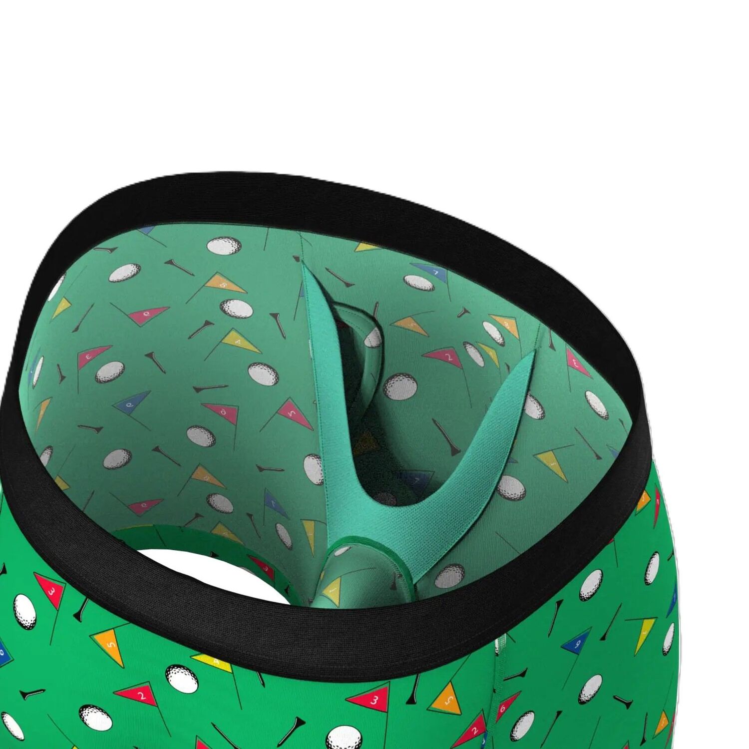 Shinesty Men's Golf Ball Hammock Pouch Underwear With Fly